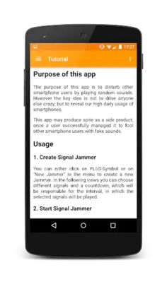 Social Signal Jammer android App screenshot 10